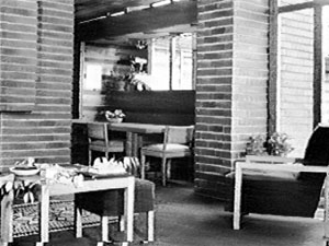 'House for Mr. and Mrs. H. A. Jacobs' 1936, Standbild aus dem Film 'Frank Lloyd Wright' von Ken Burns und Lynn Novick © The American Lives Film Project, Inc. - 1997