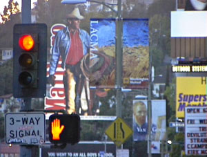 'Marlboro Mann' West Hollywood, Kalifornien, USA, Franz Sdoutz, März 1999